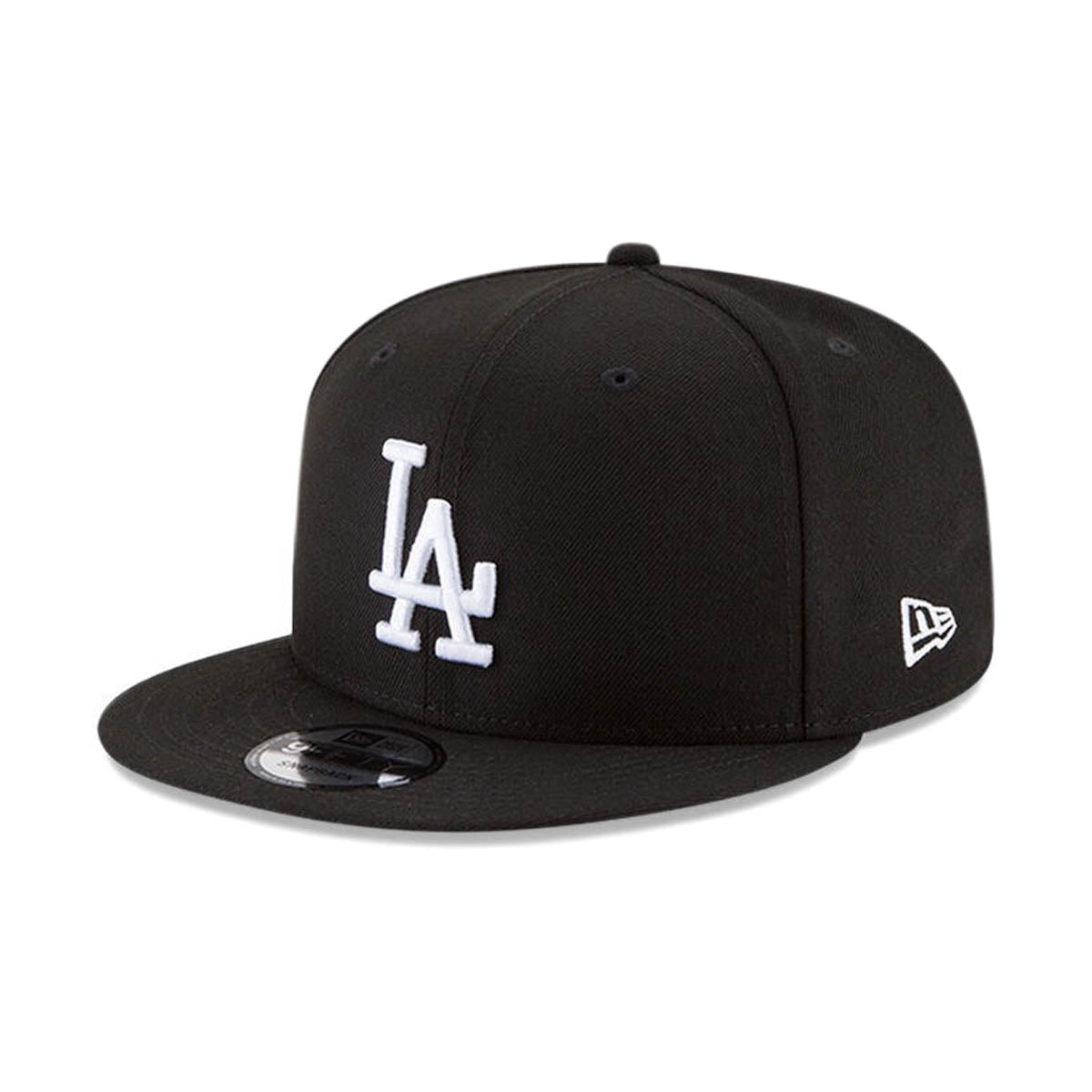 Basic Black and White 9FIFTY 'Los Angeles Dodgers' Snapback Hat -