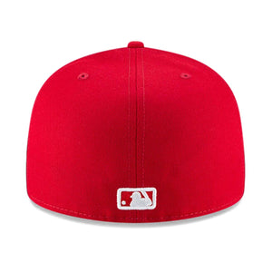 Scarlet Basic 59FIFTY 'Los Angeles Dodgers' Fitted Hat