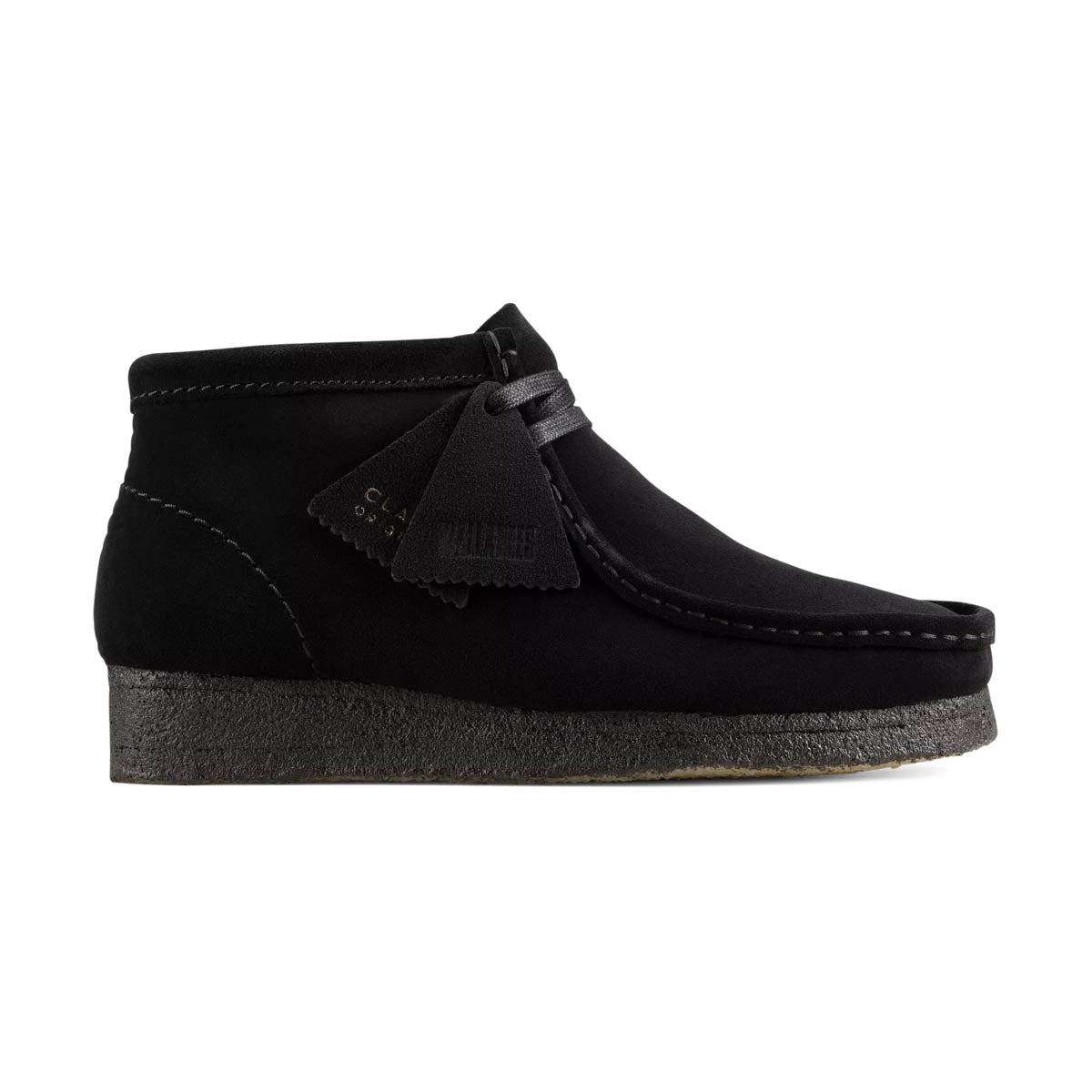 Clarks Wallabee Boot Black Suede Men's Shoes -