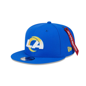 Alpha Industries Blue 9FIFTY 'Los Angeles Rams' Snapback Hat
