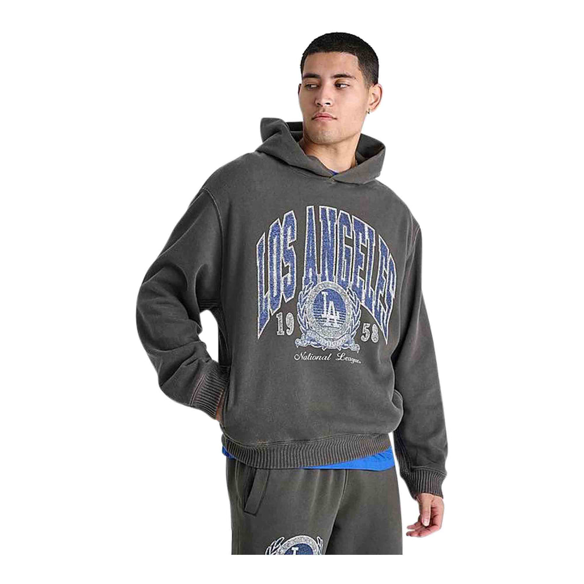 Los Angeles Dodgers Oversized Pull Over Hoodie -