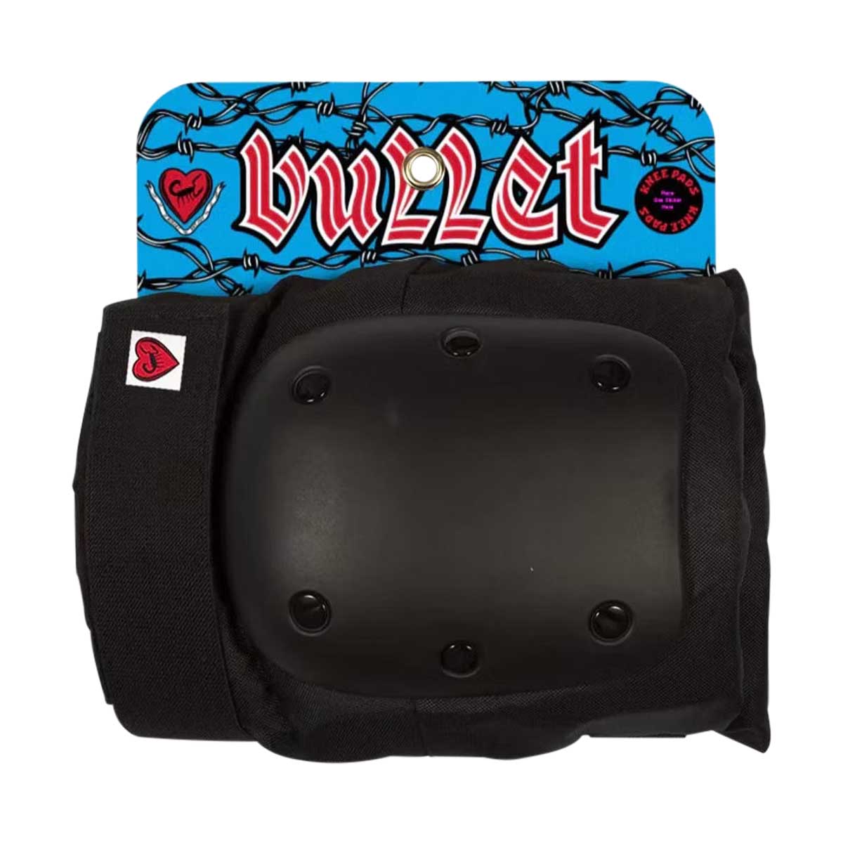 Black Knee Pad Sm Bullet (S) - SKATE