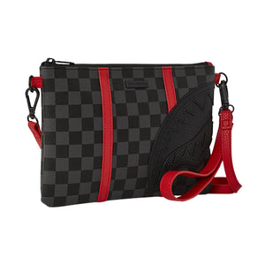 Sprayground Monaco Shark Club Crossover Clutch w/ Shoulder Strap