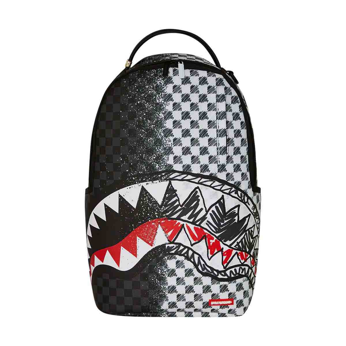 SPRAYGROUND Scribble Dribble Check Backpack -
