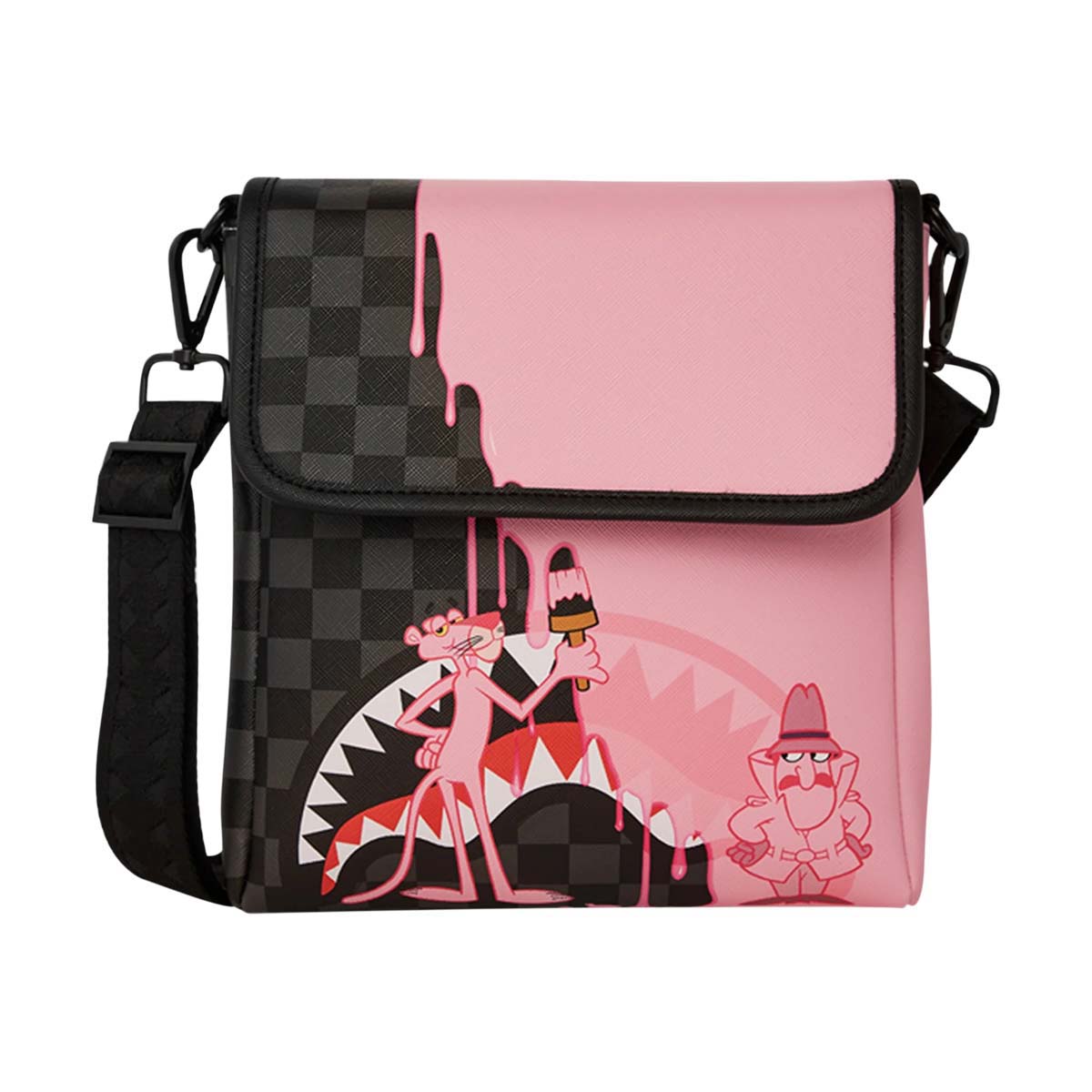 Sprayground Pink Panther Pink Painter Messenger Sling Bag -
