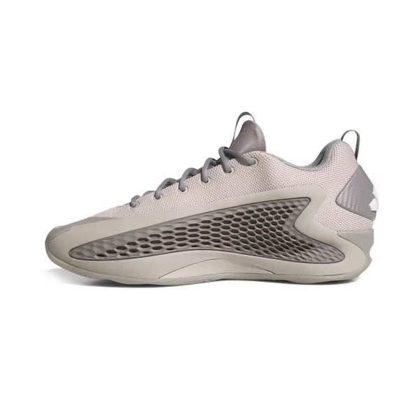 adidas Anthony Edwards 1 Low Metallic Grey Shoes 8.5