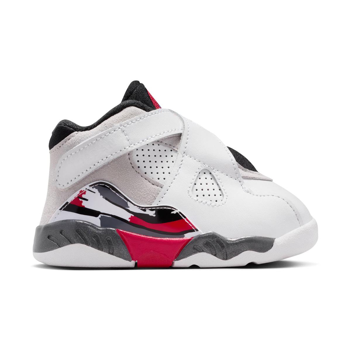 Jordan 8 Retro 'White and True Red' Baby/Toddler Shoes -