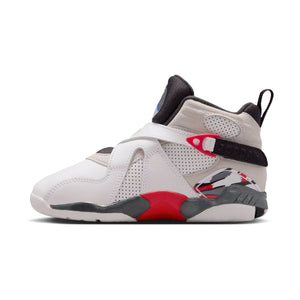 Jordan 8 Retro 'White and True Red' Little Kids' Shoes