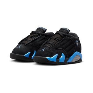 Jordan 14 Retro 'Black University Blue' Baby/Toddler Shoes