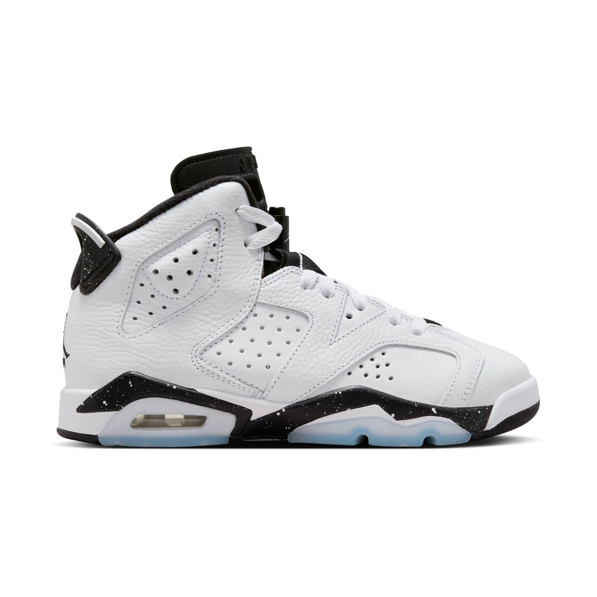 Air Jordan 6 Retro White/Black Big Kids' Shoes -