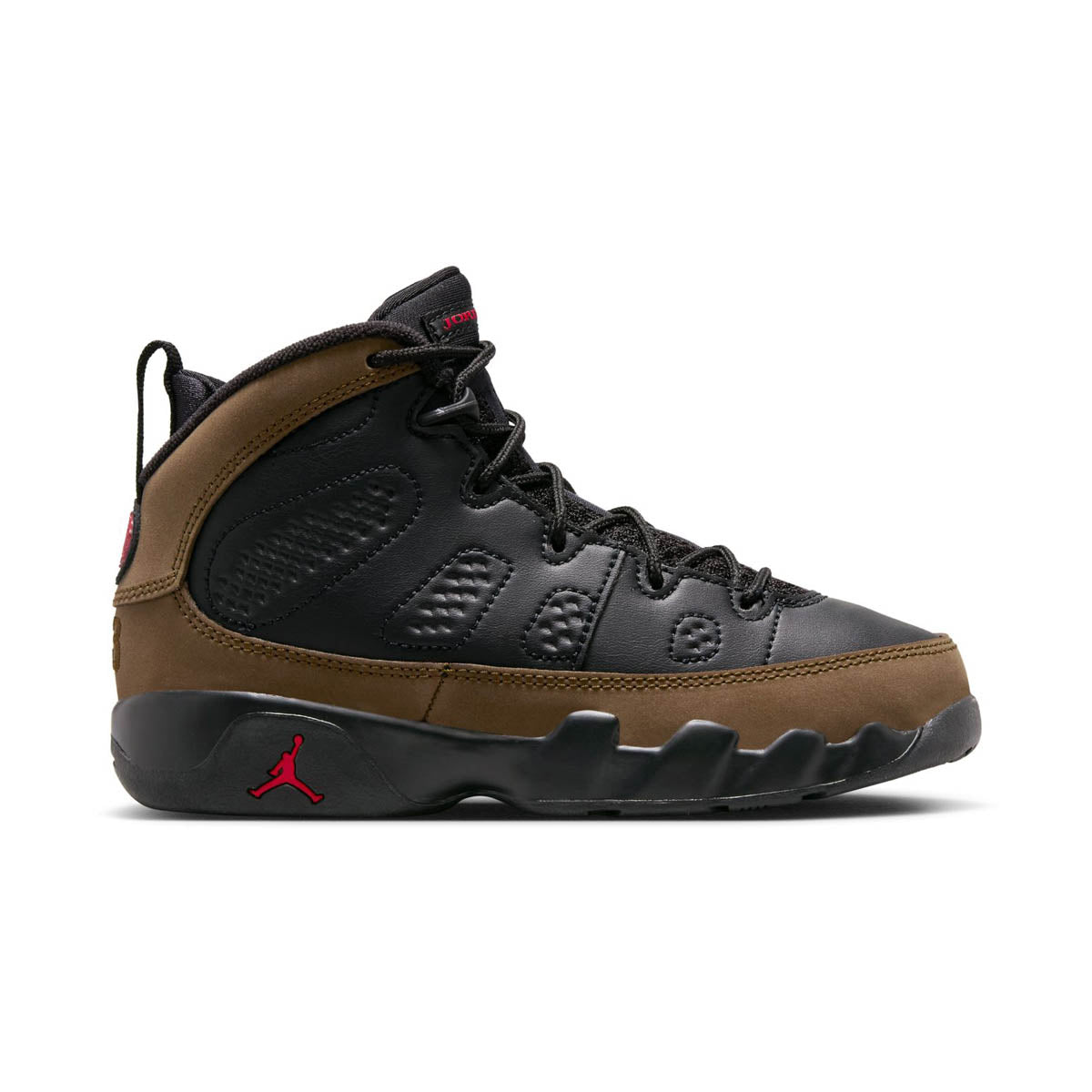 Jordan 9 Retro 'Olive' Little Kids' Shoes -