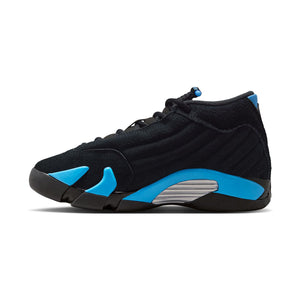 Air Jordan 14 'Black University Blue' Retro Big Kids' Shoes