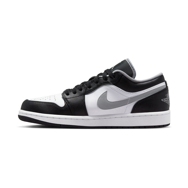Shop Air Jordan 1 Low 'Black and Particle Grey' Men's Shoes