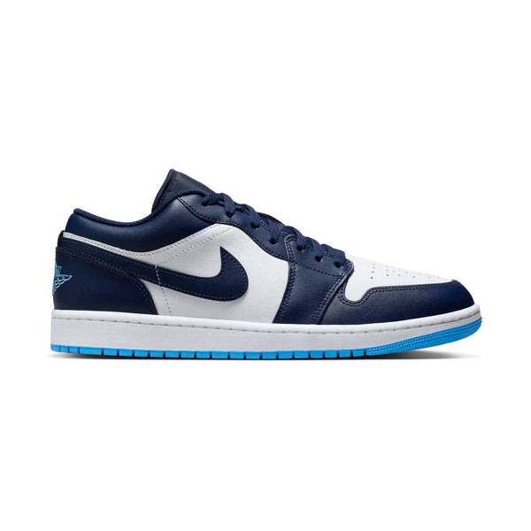 Shop Air Jordan 1 Low 'Midnight Navy University Blue' Men's Shoes