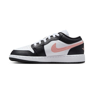 Air Jordan 1 Low 'White Black Rust Pink' Big Kids' Shoes