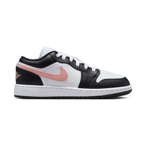 Air Jordan 1 Low 'White Black Rust Pink' Big Kids' Shoes