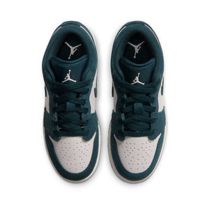 Air Jordan 1 Low 'Midnight Spruce' Big Kids' Shoes