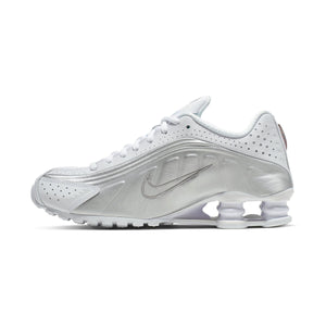 Nike Shox R4 'White Metallic Silver' Women's Shoes