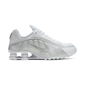 Nike Shox R4 'White Metallic Silver' Women's Shoes