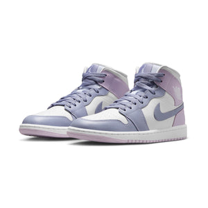 Air Jordan 1 Mid 'Doll Mid Indigo Haze White' Women's Shoes