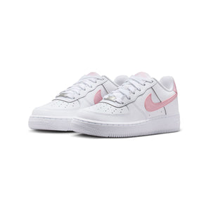 Nike Air Force 1 'White Medium Soft Pink' Big Kids' Shoes