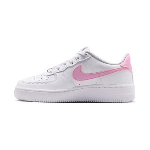 Nike Air Force 1 'White Pink Rise' Big Kids' Shoes
