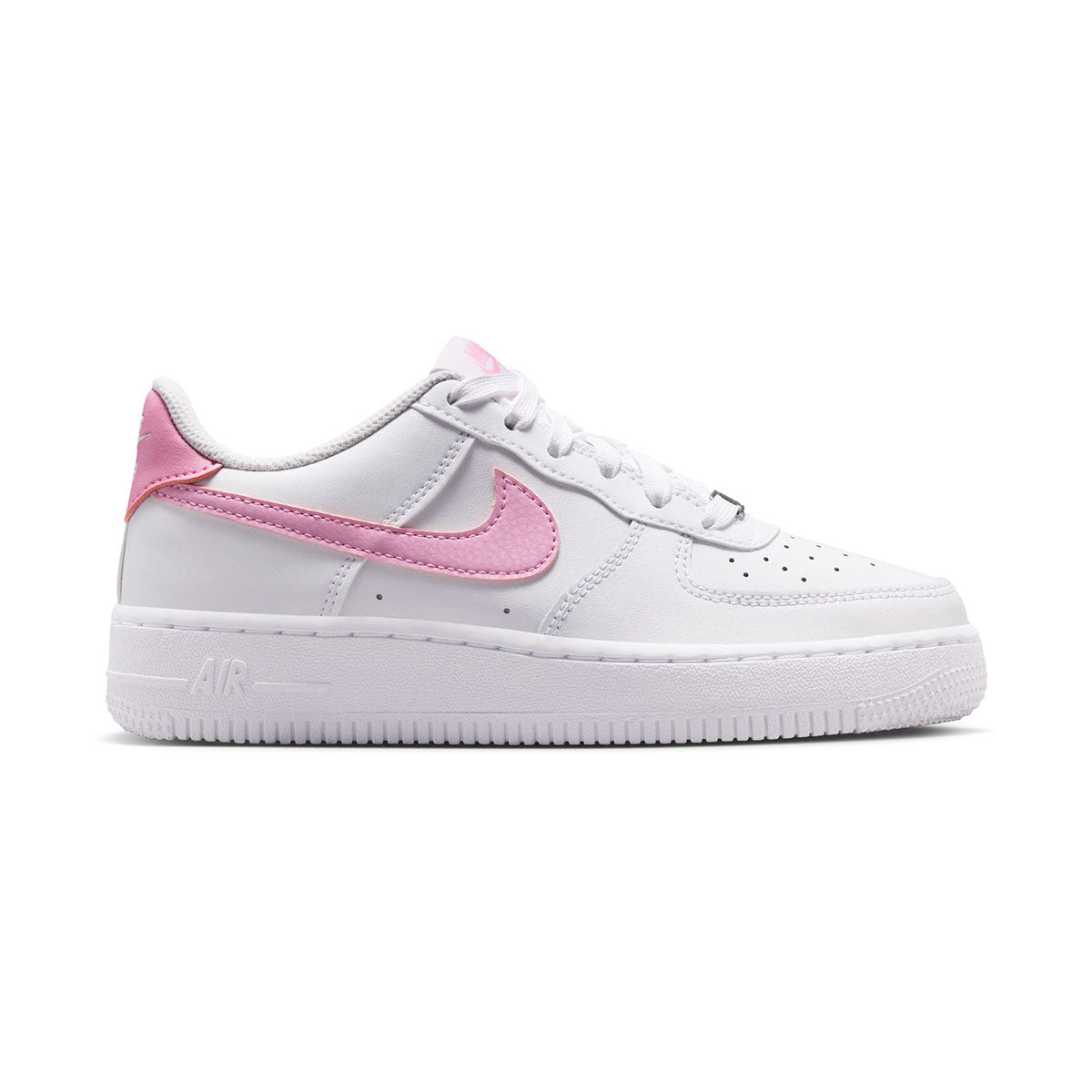 Nike Air Force 1 'White Pink Rise' Big Kids' Shoes -