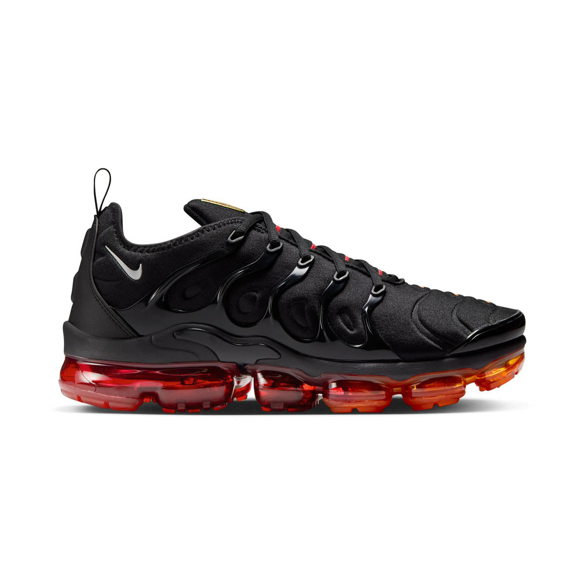 Nike Air VaporMax Plus 'Black Light Smoke Grey Magma Orange' Men's Shoes -
