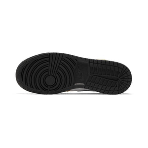 Air Jordan 1 Mid SE 'Metallic Gold Black White' Big Kids' Shoes