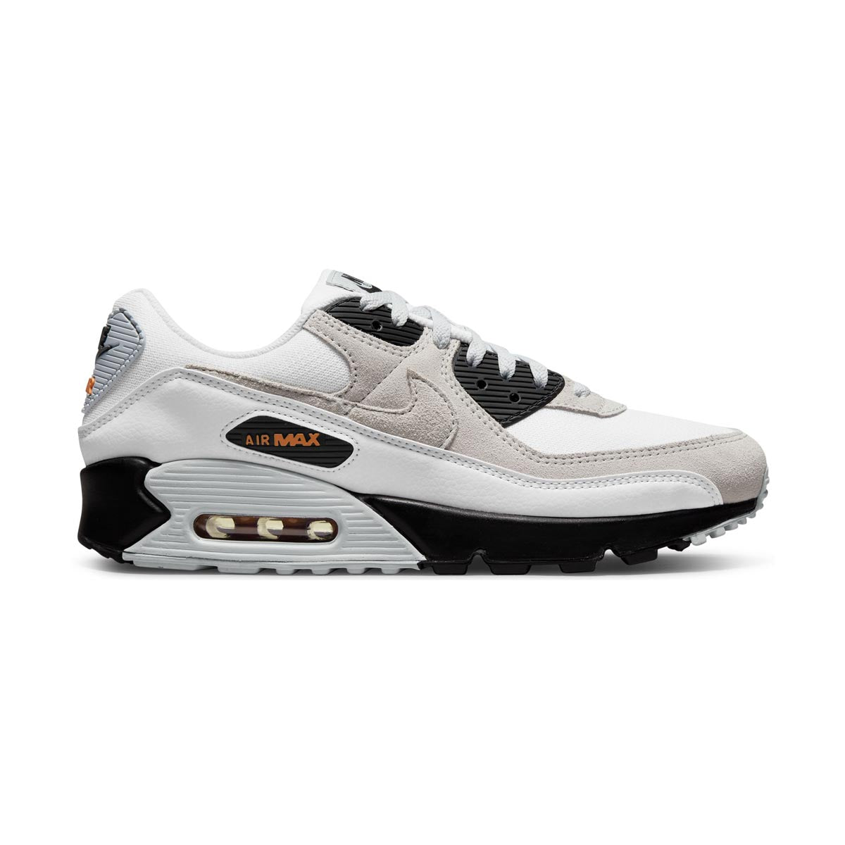 Nike Air Max 90 'White Black Hot Curry' Men's Shoes -