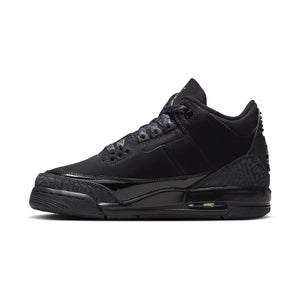 Air Jordan 3 Retro 'Black Cat' Big Kids' Shoes