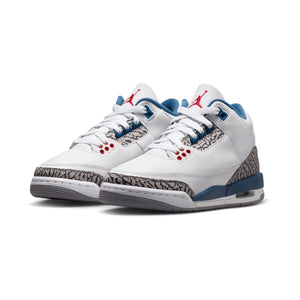 Air Jordan 3 Retro 'True Blue' Big Kids' Shoes