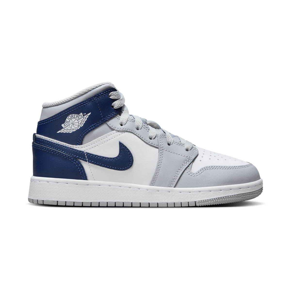 Air Jordan 1 Mid 'Midnight Navy' Big Kids' Shoes -