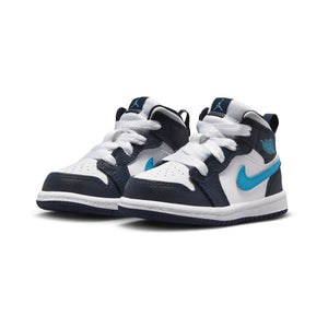 Jordan 1 Mid 'Obsidian Dark Dust Blue' Baby/Toddler Shoes