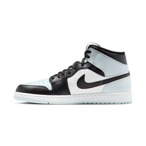 Air Jordan 1 'Black Aura Squadron Blue' Mid Men's Shoes