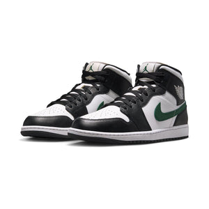 Air Jordan 1 Mid 'Black Gorge Green' Men's Shoes