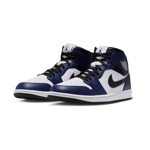 Air Jordan 1 Mid 'White College Navy' Men's Shoes