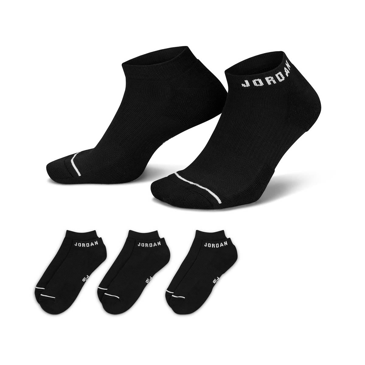 Jordan Everyday No-Show Socks (3 Pairs) -
