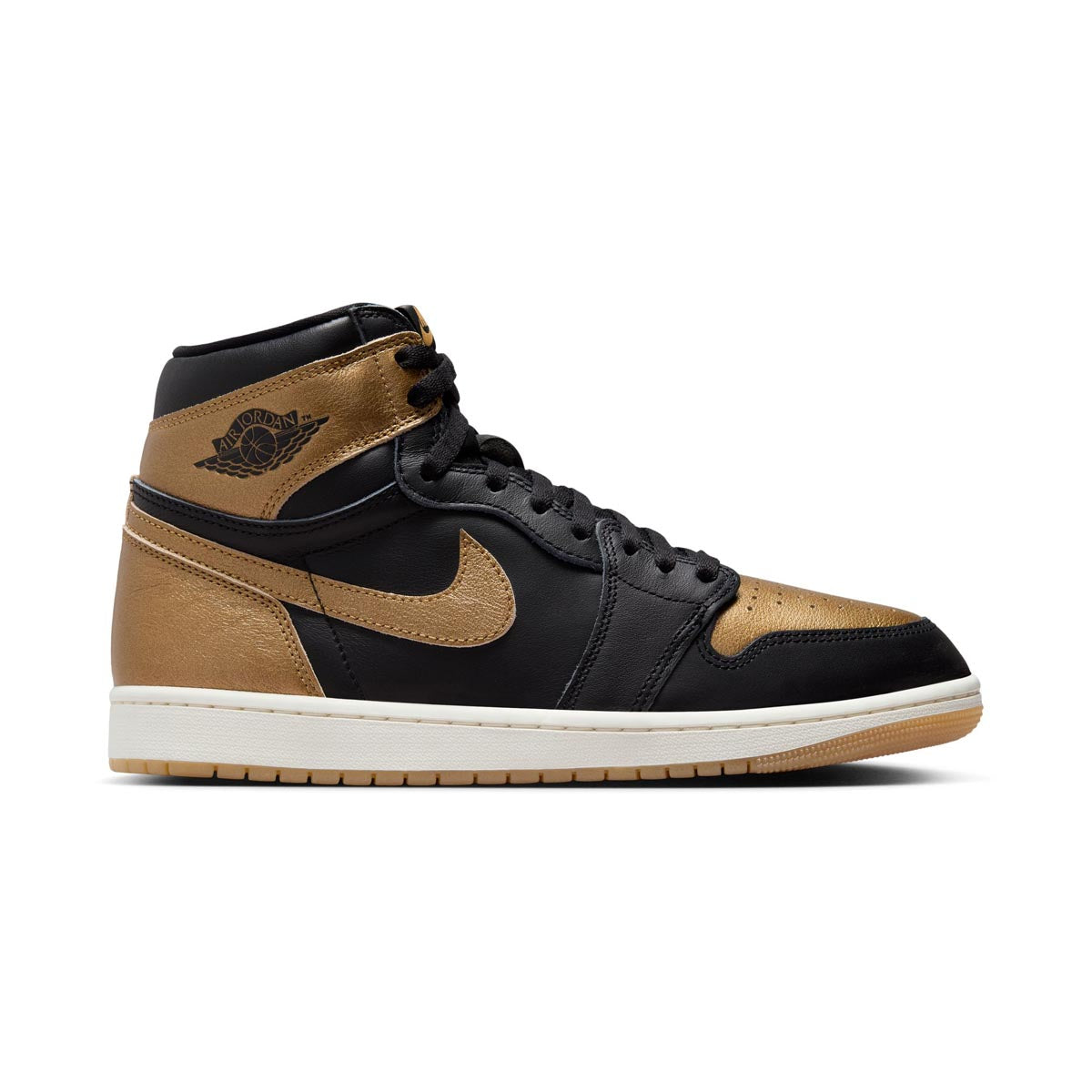 Air Jordan 1 Retro High OG 'Black and Gold' Men's Shoes -
