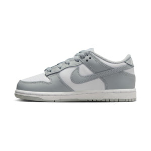 Nike Dunk Low 'White Light Smoke Gray' Little Kids' Shoes