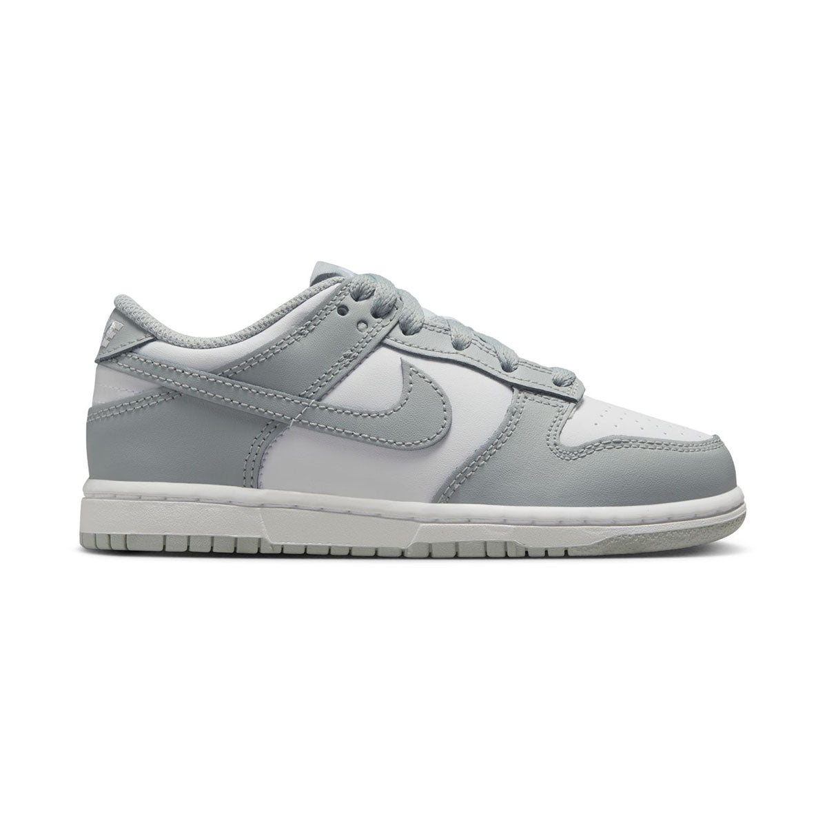 Nike Dunk Low 'White Light Smoke Gray' Little Kids' Shoes -