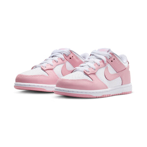 Nike Dunk Low 'White Medium Soft Pink' Little Kids' Shoes
