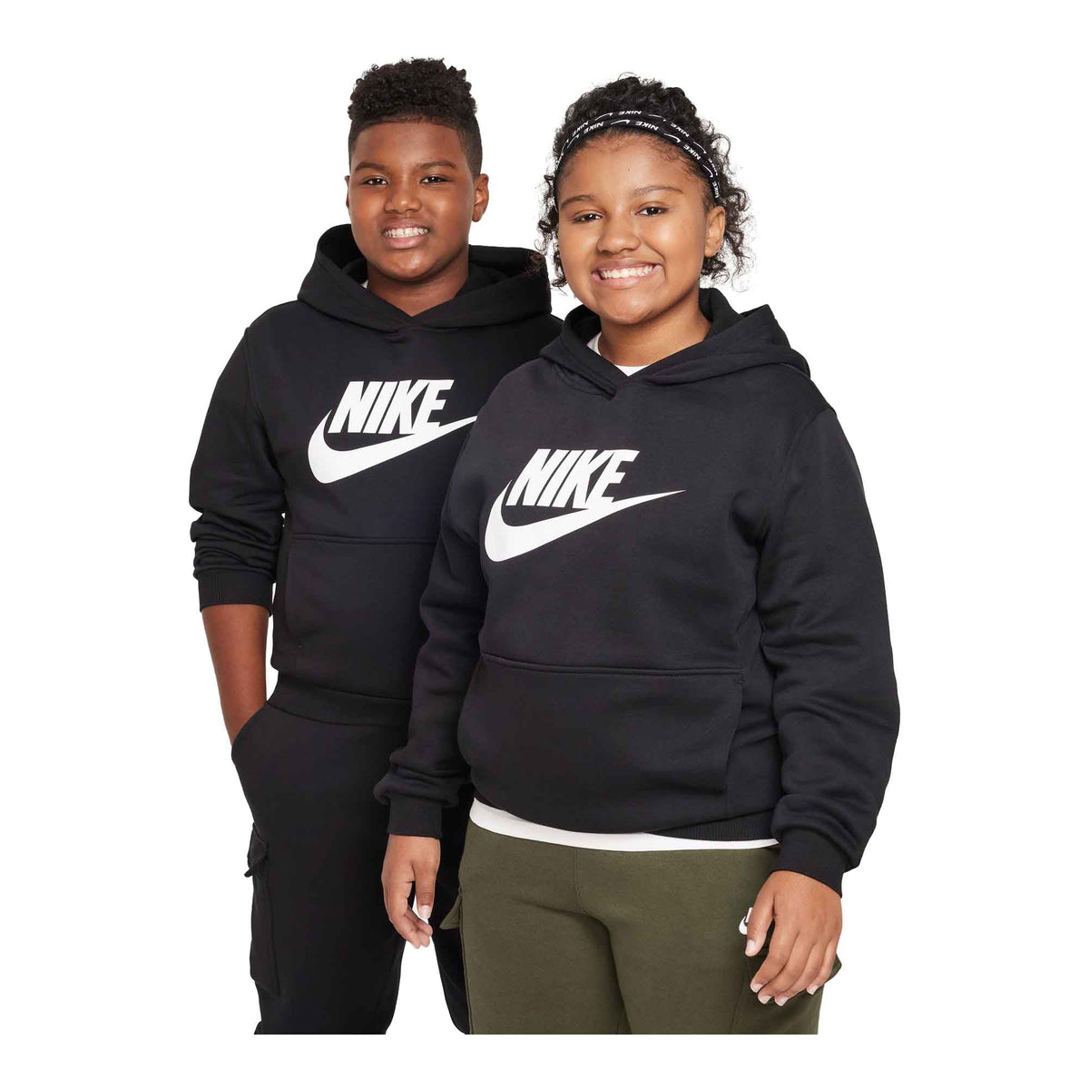 Nike Sportswear Club Fleece Big Kids' Hoodie (Extended Size) - Jackets and Outerwear