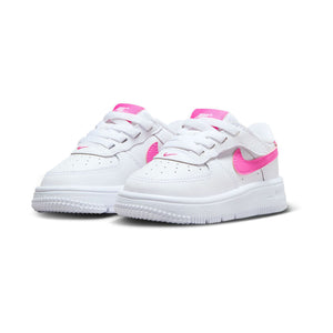 Nike Force 1 Low EasyOn 'White Laser Fuchsia' Baby/Toddler Shoes