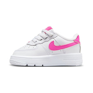 Nike Force 1 Low EasyOn 'White Laser Fuchsia' Baby/Toddler Shoes