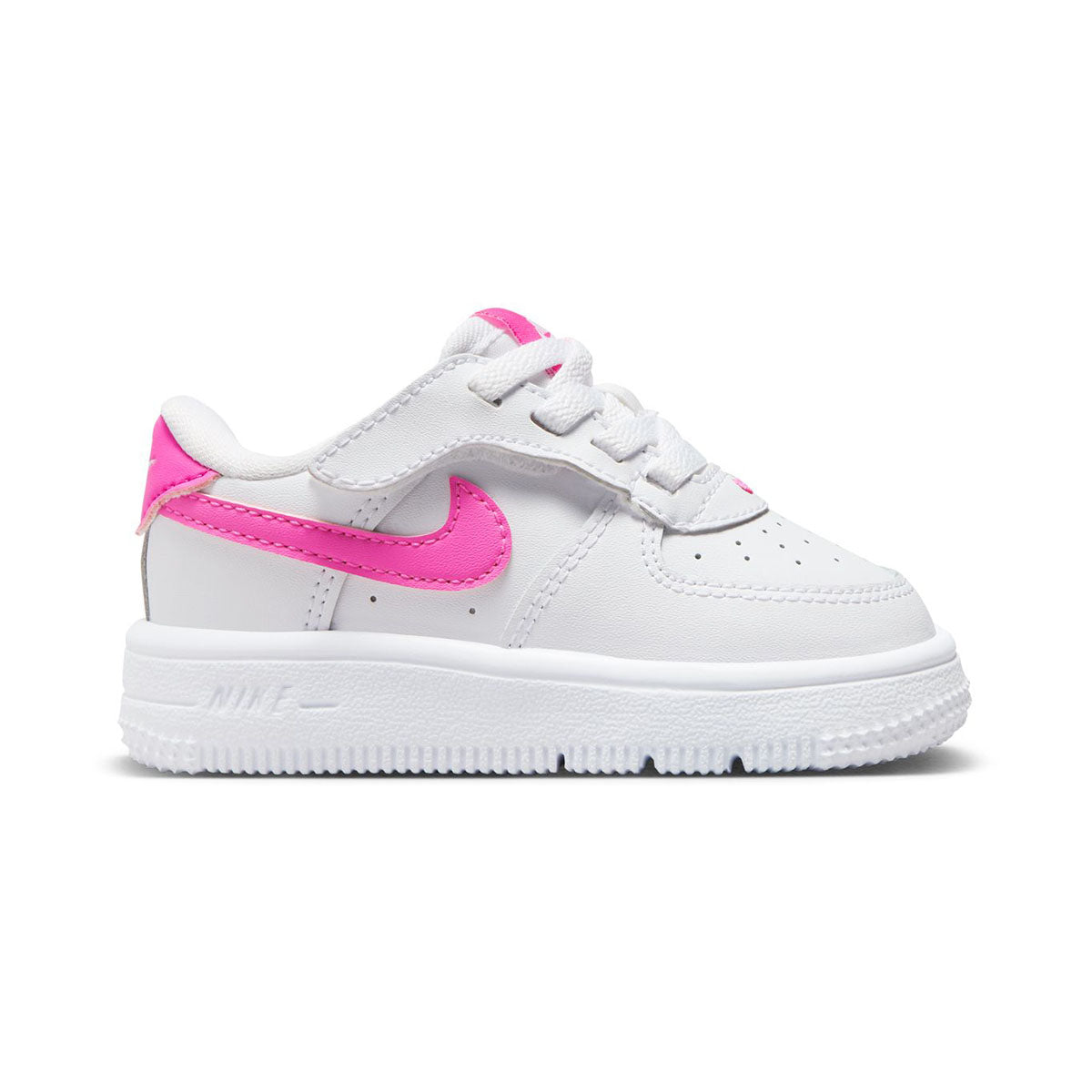Nike Force 1 Low EasyOn 'White Laser Fuchsia' Baby/Toddler Shoes - White Basketball Shoes