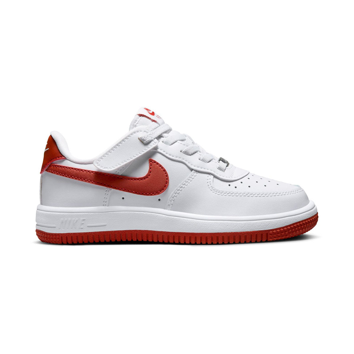 Nike Force 1 Low EasyOn 'White Dragon Red' Little Kids' Shoes - Kids Basketball: Shoes For Kids