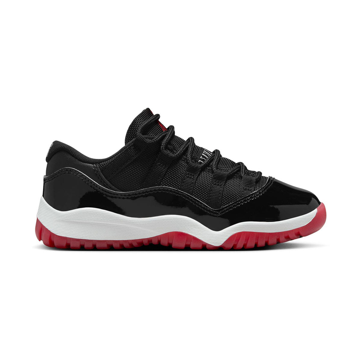 Jordan 11 Retro Low 'Bred 2025' Little Kids' Shoes -