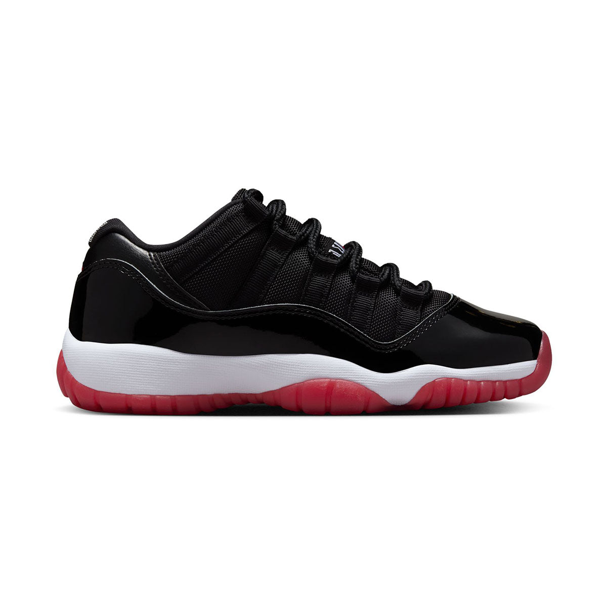 Air Jordan 11 Retro Low 'Bred 2025' Big Kids' Shoes -