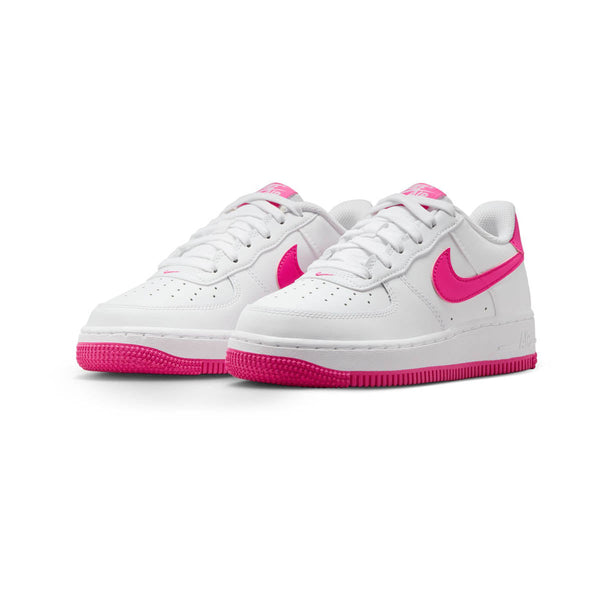 Shop Nike Air Force 'Laser Fuchsia' Little/Big Kids' Shoes